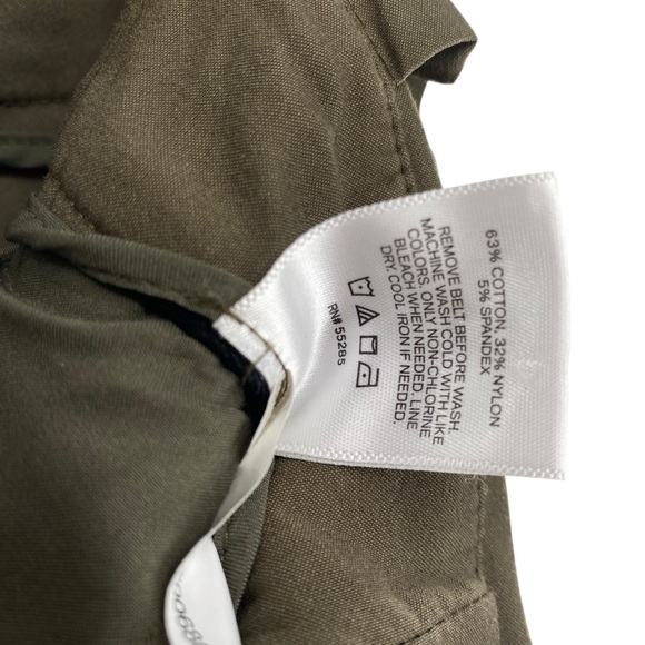 Express Wide Leg Paperbag Waist High Rise Belted Trouser Pants - Picture 8 of 8